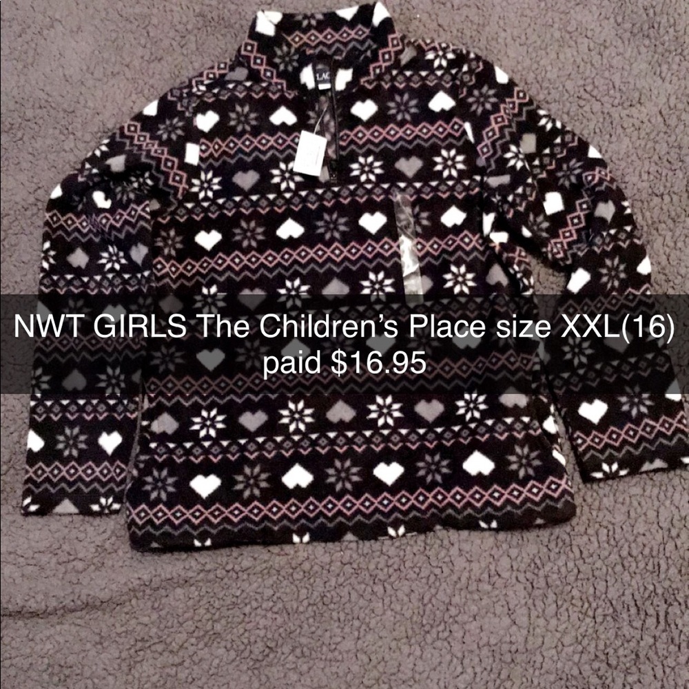 Girls XXL (16) the Children Place fleece top